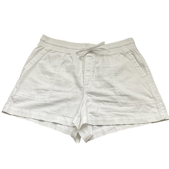 NWT Gap Lounge Casual Beach White Bottom Shorts (size L) - Picture 1 of 7